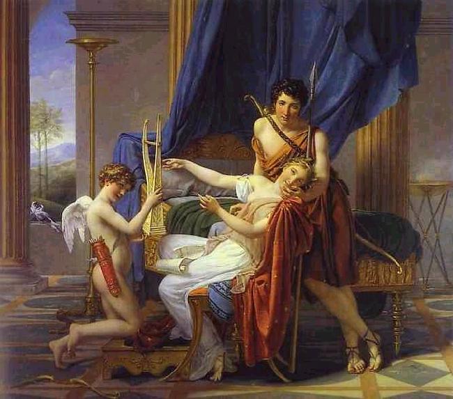 Jacques-Louis David Sappho and Phaon oil painting picture